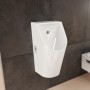 hansgrohe EluPura Original S Urinal mit Zulauf von hinten und Ablauf nach unten/hinten spülrandlos, HygieneEffect