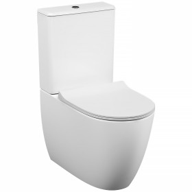 VitrA Sento WC a terra VitrA Flush 2.0, a muro, a scarico a pavimento