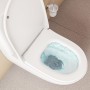 VitrA Sento Stand-WC VitrA Flush 2.0, back to wall, Tiefspüler ohne Spülrand