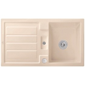 Évier encastrable Villeroy & Boch Flavia 50, bonde avec commande excentrée, réversible