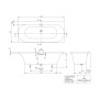 Villeroy & Boch Loop & Friends Oval Duo Rechteckwanne 170 x 75 cm