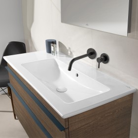 Villeroy & Boch Venticello Schrankwaschtisch Becken rechts 100 x 50 cm, ohne Hahnloch, mit Überlauf