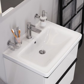 Duravit D-Neo Möbelwaschtisch 65 cm, mit 1 Hahnloch und Überlauf