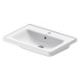 Duravit D-Neo Möbelwaschtisch 65 cm, mit 1 Hahnloch und Überlauf