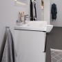 Duravit D-Neo Möbelwaschtisch 65 cm, mit 1 Hahnloch und Überlauf