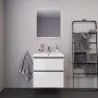 Duravit D-Neo Möbelwaschtisch 65 cm, mit 1 Hahnloch und Überlauf