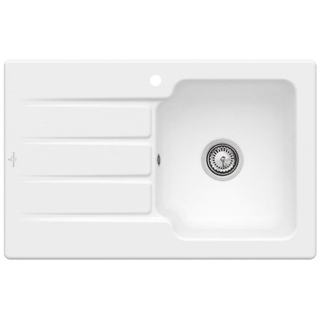 Villeroy & Boch Architectura 45 Einbauspüle, mit Ablaufgarnitur mit Handbetätigung, reversibel