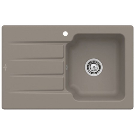 Villeroy & Boch Architectura 45 Einbauspüle, mit Ablaufgarnitur mit Handbetätigung, reversibel