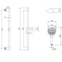 Villeroy & Boch Verve Showers Duschgarnitur mit drei Strahlarten