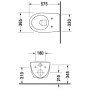 Duravit Architec Wand-WC Tiefspüler