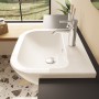 VitrA S20 Halbeinbauwaschtisch 55 cm