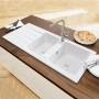 Villeroy & Boch Architectura 80 Einbauspüle, Ablaufgarnitur mit Handbetätigung, reversibel