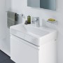 LAUFEN PRO S Compact Waschtisch 60 cm mit Hahnloch, ohne Überlaufloch