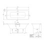 Villeroy & Boch Loop & Friends Square Duo Rechteckwanne 180 x 80 cm