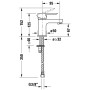 Duravit A.1 Einhebel-Waschtischmischer S mit Zugstange
