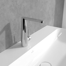 Villeroy & Boch Conum Einhebel-Waschtischarmatur mit Push-Open-Ablaufgarnitur