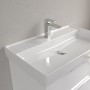 Villeroy & Boch Taro Waschtisch 80 cm mit CeramicPlus Beschichtung, 1 Hahnloch, ohne Überlauf