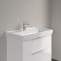Villeroy & Boch Taro Waschtisch 80 cm mit CeramicPlus Beschichtung, 1 Hahnloch, ohne Überlauf