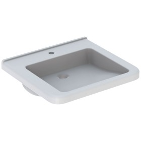 Geberit Renova Comfort Square Waschtisch 60 cm, barrierefrei, ohne Überlauf