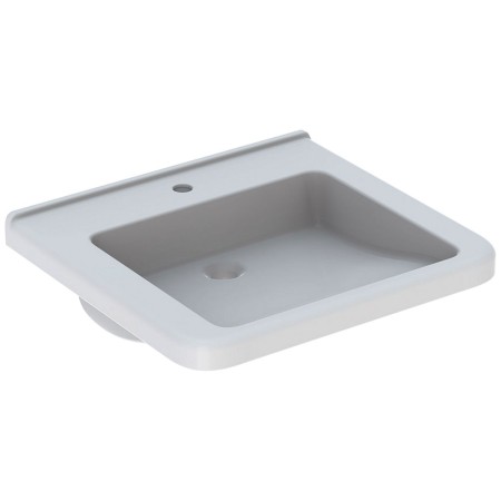 Geberit Renova Comfort Square Waschtisch 60 cm, barrierefrei, ohne Überlauf