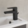VitrA Root Square Einhebel-Waschtischmischer S mit Ablaufgarnitur
