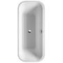 Duravit Happy D.2 Plus Badewanne Rechteck 180 x 80 cm, mit 2 Rückenschrägen, Freistehend