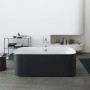 Duravit Happy D.2 Plus Badewanne Rechteck 180 x 80 cm, mit 2 Rückenschrägen, Freistehend