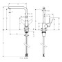 hansgrohe Focus M41 Einhebel-Küchenarmatur 280 Eco, 1jet