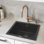 GROHE Minta Einhand-Spültischbatterie mit herausziehbarer Spülbrause