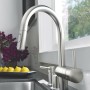 GROHE Minta Einhand-Spültischbatterie mit herausziehbarer Spülbrause