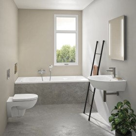 Geberit Renova Handwaschbecken 50 x 40 cm mit Hahnloch ohne Überlauf