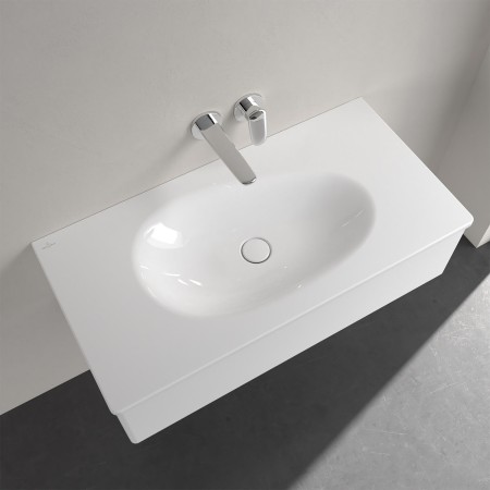 Villeroy & Boch Antao Schrankwaschtisch 100 x 50 cm, ohne Überlauf und ohne Hahnloch