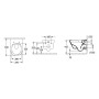 Villeroy & Boch Architectura Combi-Pack, wandhängend, CeramicPlus