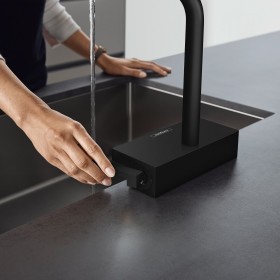 hansgrohe Aquno Select M81 Einhebel-Küchenmischer 250, Ausziehauslauf, 2jet, sBox