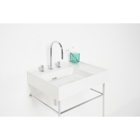 LAUFEN Kartell Waschtisch 60 x 46 cm, mit Ablage rechts, mit 3 Hahnlöchern