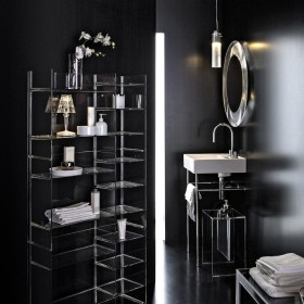 Vasque LAUFEN Kartell 60 x 46 cm, avec tablette à droite, avec 3 trous pour robinets