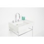 LAUFEN Kartell Waschtisch 60 x 46 cm, mit Ablage rechts, mit 3 Hahnlöchern