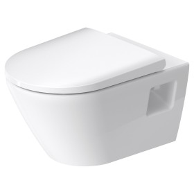 Duravit D-Neo WC mural Rimless, à chasse d'eau en profondeur