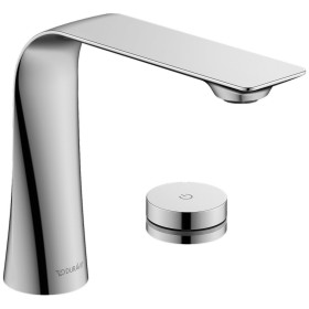 Duravit D.1e 2-Loch Elektronik-Waschtischarmatur M mit Steckernetzteil
