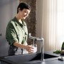 hansgrohe Aqittura M91 Filtersystem 240, Ausziehauslauf, 1jet, Starter Set, SodaSystem
