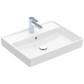 Villeroy & Boch Collaro Meuble-lavabo 60 cm, brossé, avec trop-plein, 1 trou de robinet