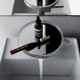LAUFEN Kartell Einhebel-Waschtischmischer mit Deko-Disc, ohne Ablaufventil