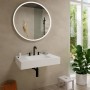 hansgrohe Tecturis S 3-Loch Waschtischarmatur 150 mit Push-Open Ablaufgarnitur