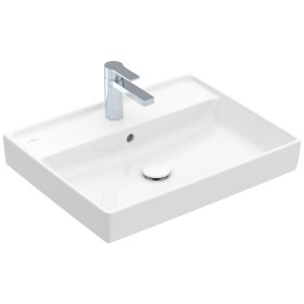 Villeroy & Boch Collaro Schrankwaschtisch 60 cm, geschliffen, mit Überlauf, 1 Hahnloch