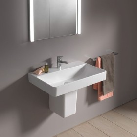 Lavabo LAUFEN PRO S Compact 55 cm avec trou de robinet, sans trop-plein