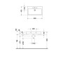 Duravit Vero Waschtisch 80 cm mit 1 Hahnloch