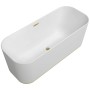 Villeroy & Boch Finion freistehende Badewanne 170 x 70 cm mit Design-Ring, Emotion-Funktion