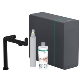 hansgrohe Aqittura M91 Filtersystem 240, Ausziehauslauf, 1jet, Starter Set, SodaSystem