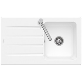 Évier encastrable Villeroy & Boch Architectura 50, bonde à commande manuelle, réversible