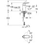 GROHE Eurosmart Cosmopolitan Einhand Waschtischbatterie
